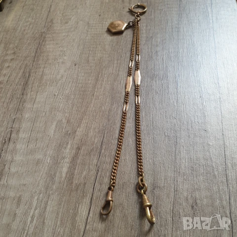 Кюстек за джобен часовник с двоен окачвач за часовника, снимка 5 - Антикварни и старинни предмети - 50586990