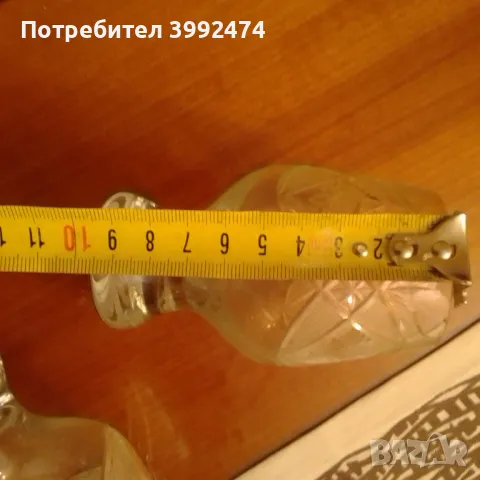 Кристална купа за ядки,Нова, от 70-те, снимка 9 - Други - 48554877