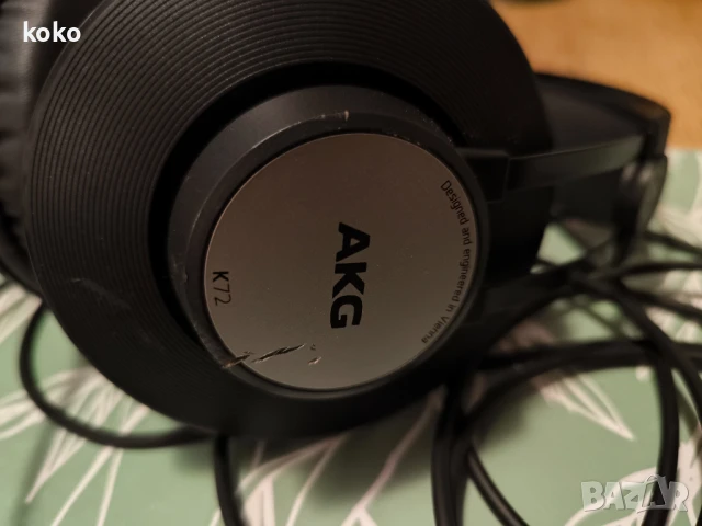 Слушалки студио AKG, снимка 3 - Слушалки и портативни колонки - 51159557