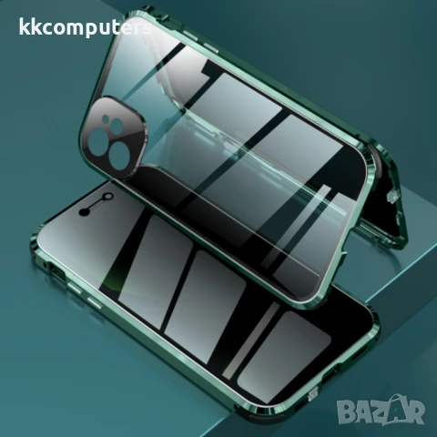 Apple iPhone 12 View Window/ Magnetic Metal Frame Калъф и Протектор, снимка 4 - Калъфи, кейсове - 51121799