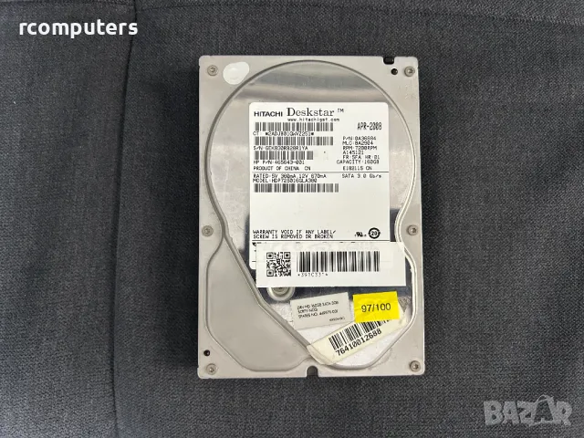 Хард диск Hitachi 160GB SATA за компютър, снимка 1 - Твърди дискове - 49596588