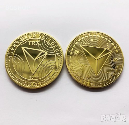 Трон Монета / Tron Coin ( TRX ) - Gold, снимка 5 - Нумизматика и бонистика - 32414834