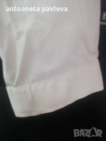 Класическа бяла риза, снимка 3 - Ризи - 39658156