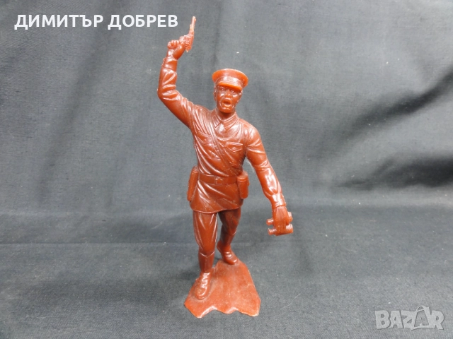 СТАРА РЕТРО СОЦ СССР ПЛАСТМАСОВА ФИГУРКА РУСКИ ВОЙНИК ВСВ
