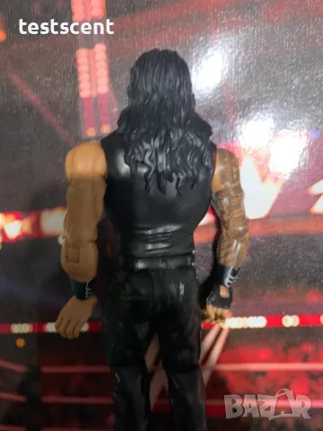 Екшън фигура WWE Roman Reigns Roman Empire Basic Series mattel Роман Рейнс играчка Red, снимка 10 - Колекции - 49171574