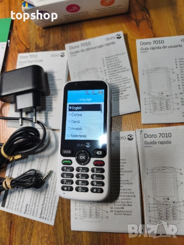Чисто нов Doro 7010 (4G) – Смарт телефон с копчета, WhatsApp и Facebook ​ , снимка 4 - Други - 53379644