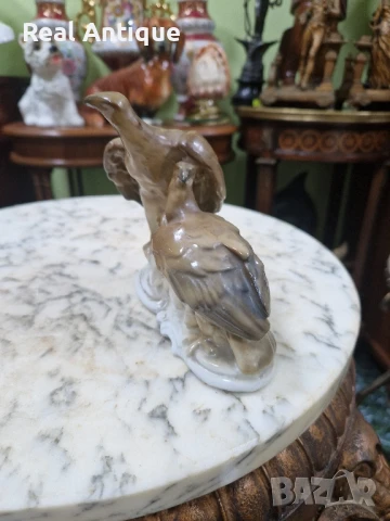 Стара много рядка антикварна немска порцеланова фигура Fraureuth , снимка 7 - Други ценни предмети - 51126362