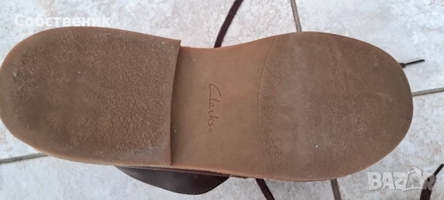 clarks мъжки боти номер 45 обувки ботуши естествена кожа зимни обувки, снимка 8 - Мъжки боти - 52843846