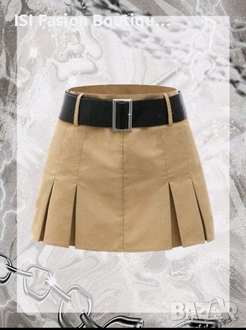 Къса пола с колан