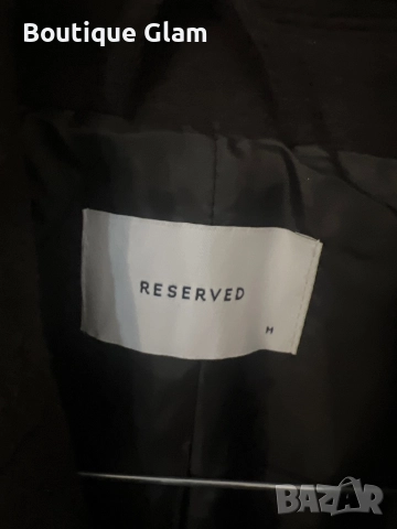 Кафяво дълго палто reserved , снимка 2 - Палта, манта - 52187701