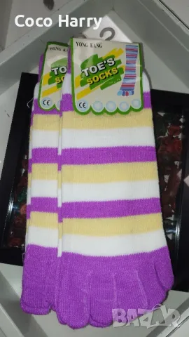 Дамски чорапи с пръсти , снимка 7 - Дамски чорапи - 49322365