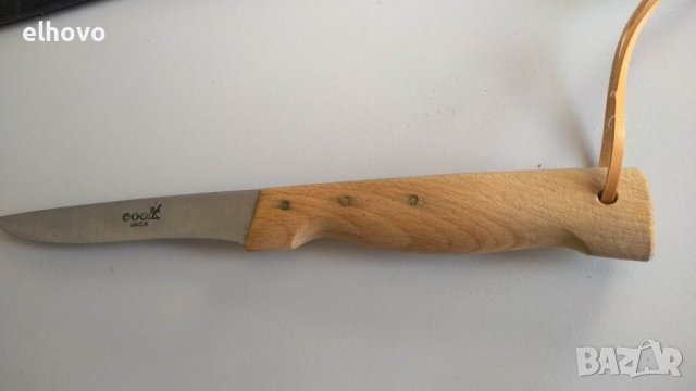 Нож COOK INOX с дървена дръжка, снимка 3 - Антикварни и старинни предмети - 39528542