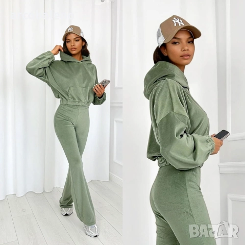 Дамски комплект от две части от кадифе Willow, 3цвята , снимка 11 - Комплекти - 52232530