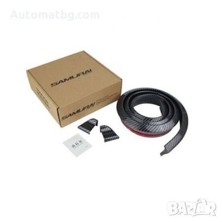 Лип спойлер SAMURAI 34832, 3,5см, за заден капак, Карбон, снимка 2 - Аксесоари и консумативи - 26289133