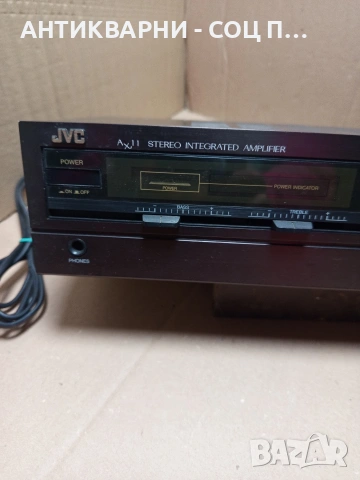 Стар Стерео Усилвател JVC-AX-11. Номер 99., снимка 3 - Антикварни и старинни предмети - 53180551