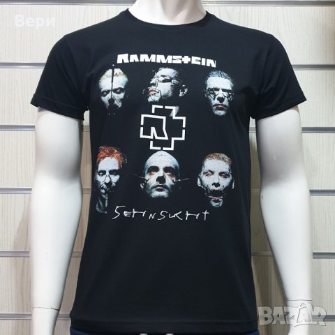 Нова мъжка тениска с дигитален печат на музикалната група RAMMSTEIN - Sehnsucht, снимка 2 - Тениски - 28166839