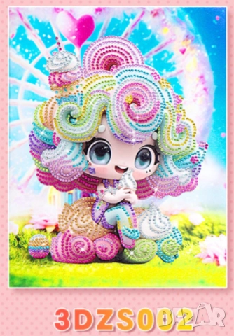 Детски диамантени гоблени с принцеси  , снимка 12 - Игри и пъзели - 52149819