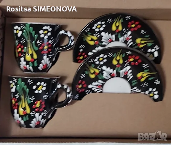 Комплект от 2 чашки за кафе, снимка 11 - Чаши - 48150533