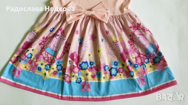 Лятна рокля Peppa Pig - 92 см, снимка 2 - Бебешки рокли - 28981119