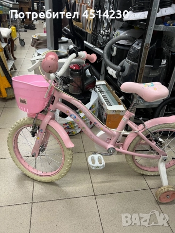 Детско момичешко колело 16” – отлично състояние, снимка 5 - Детски велосипеди, триколки и коли - 52579301
