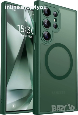 Матов MAGSAFE Кейс за Samsung Galaxy S25+ Plus, снимка 6 - Калъфи, кейсове - 51792958