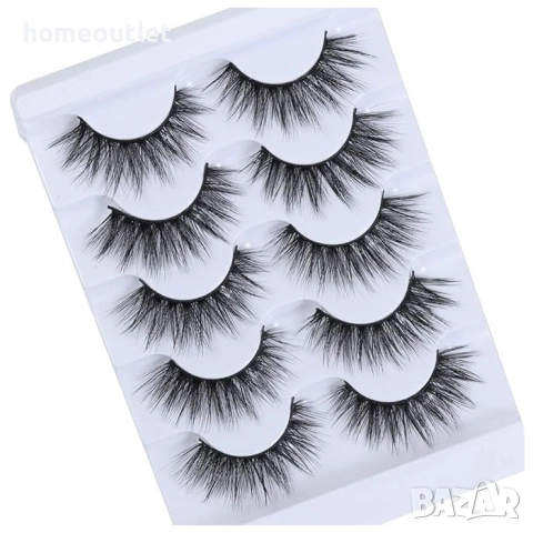 ПРОМОЦИЯ Комплект за удължаване на мигли с апликатор FANDI 3D FASHION EYELASHES (X5) X0017ORC3T, снимка 2 - Други - 51652998