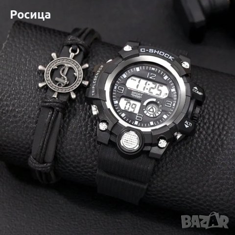 Мъжки часовник с гривна , снимка 4 - Мъжки - 43748947