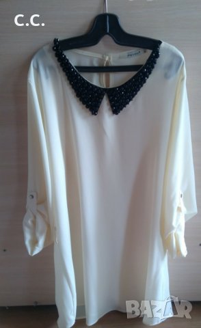 Нова туника с яка с мъниста, размер М, 7 лв