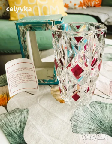 Колекционерска Ваза Luminarc Mosaique, снимка 2 - Вази - 50183098