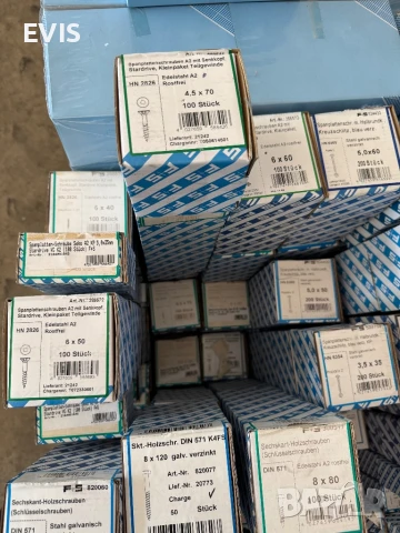 Винтове за дърво различни размери и големина, снимка 5 - Железария - 50523062