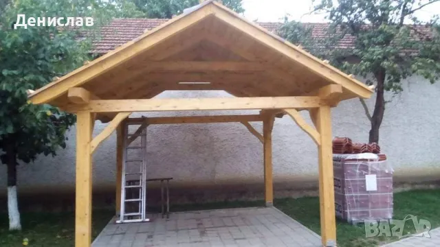 Изграждане на всякакъв вид дървени навеси и беседки , снимка 8 - Ремонти на покриви - 35105639