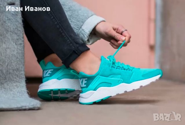 маратонки   Nike Air Huarache Run Ultra   Bright Turquoise номер 41, снимка 3 - Маратонки - 40634178