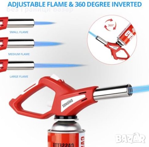 Нова Многофункционална Горелка Sondiko - Идеална за Десерти и Печене, снимка 2 - Други стоки за дома - 43673123