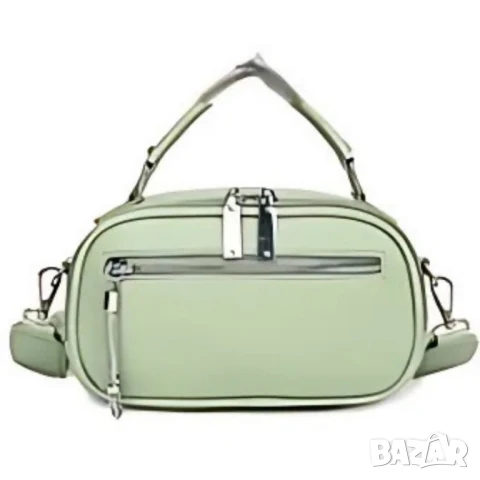 Модерна дамска чанта с ципове в различни цветове, снимка 5 - Чанти - 50642030