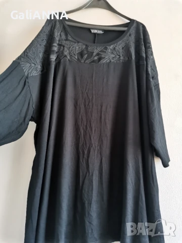 СТРАХОТНА ТУНИКА ЕФЕКТЕН МОДЕЛ 4XL-5XL, снимка 5 - Туники - 50926958