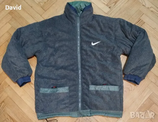 Оригинално двулицево зимно яке Nike Vintage 90s, снимка 3 - Якета - 48652600