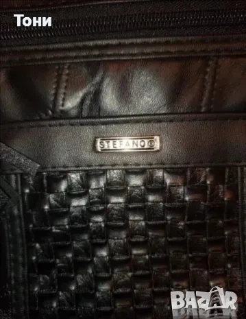 STEFANO Оригинал Нова Кожена Дамска Чанта , снимка 4 - Чанти - 53435217