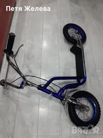 Тротинетка с надуваеми гуми 12  1/2×2  1/4 -,,CATIC", снимка 5 - Детски велосипеди, триколки и коли - 50316780