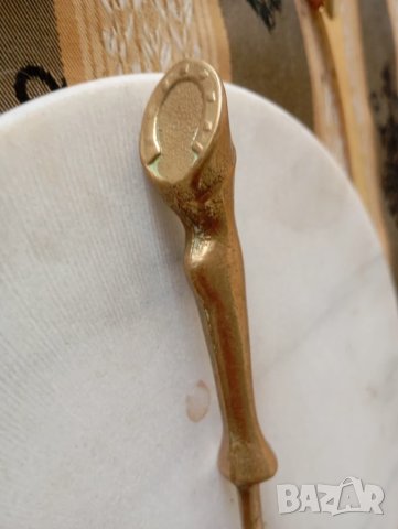 Ножче за писма- конски крак, снимка 2 - Антикварни и старинни предмети - 51131765