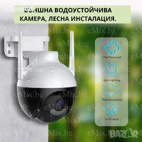 3БР. СФЕРИЧНА КАМЕРА 6MP, снимка 5 - IP камери - 43762058