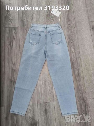 Дънки-висока талия, снимка 2 - Дънки - 52675105