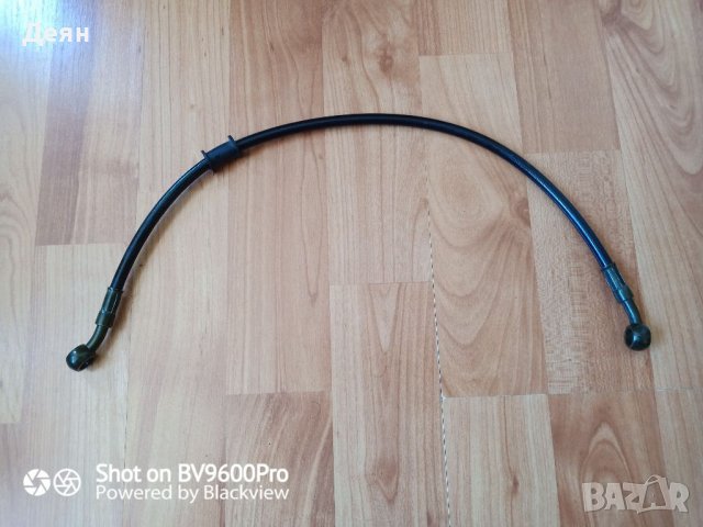 Плетен маркуч за спирачки на мотор или АТВ, снимка 2 - Части - 37400363