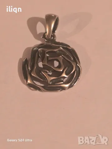 Сребърна висулка.925 Проба.Цена 19.99лв., снимка 4 - Колиета, медальони, синджири - 48970057