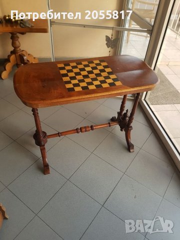 Масичка за шах, снимка 4 - Антикварни и старинни предмети - 43271307