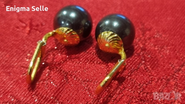 Винтидж обеци с перли, снимка 3 - Антикварни и старинни предмети - 52528518