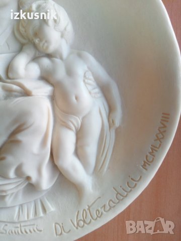 Пластика от алабастър на Ado Santini, със сертификат, снимка 6 - Пана - 27516490