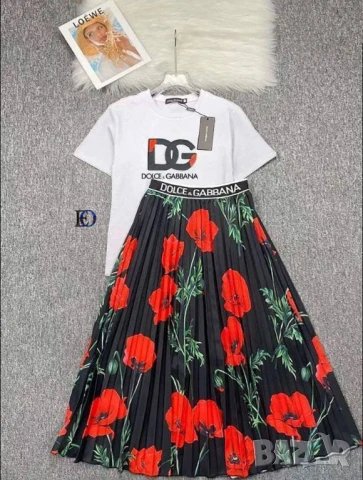 дамски комплекти dolce gabbana versace , снимка 7 - Комплекти - 51222285