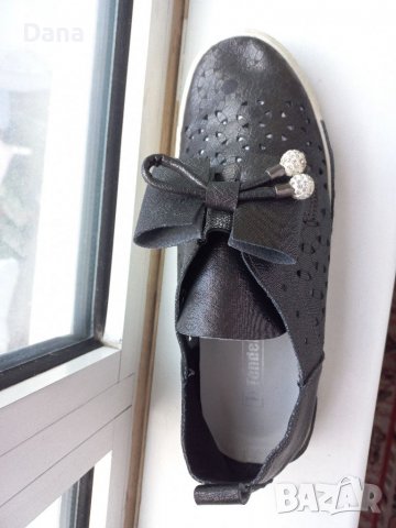 Черни обувки на Тенденз, снимка 2 - Дамски ежедневни обувки - 37889468