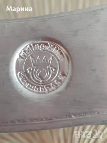 Джобна манерка от калай  Antik*Vintage #51, снимка 5 - Антикварни и старинни предмети - 48707988