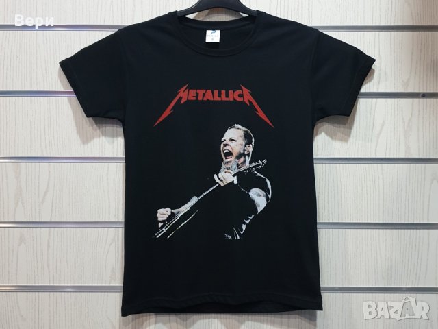 Нова мъжка тениска с дигитален печат на музикалната група METALLICA, снимка 12 - Тениски - 29050893